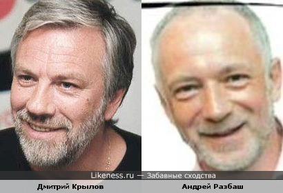 Дмитрий Крылов похож на Андрея Разбаша