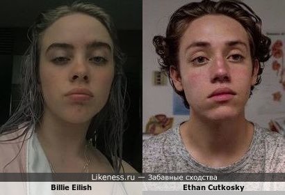 Billie Eilish напоминает Ethan Cutkosky