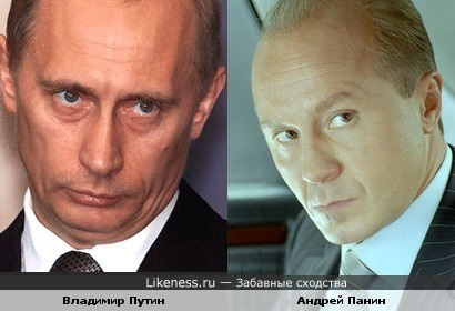 Владимир Путин похож на Андрея Панина