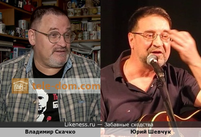 Украинский политолог Владимир Скачко и российский музыкант Юрий Шевчук