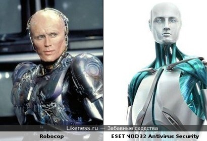 Robocop и Mr. Antivirus похожи