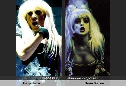 Леди Гага и Нина Хаген (образы)