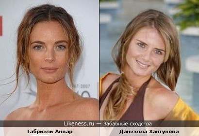Актриса Анвар имеет некое сходство с теннисисткой Хантуковой