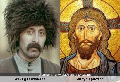 Чеченское лицо на византийской иконе