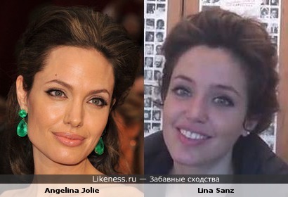 Lina Sandz копия Angelina Jolie