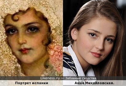 Портрет работы Джона Бенголда Берджесса и Анна Михайловская.