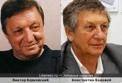 Виктор Берковский похож на Константина Борового