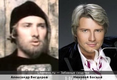 Александр Вигдоров похож на Николая Баскова