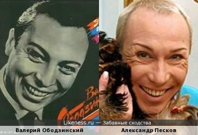 Александр Песков похож на Валерия Ободзинского