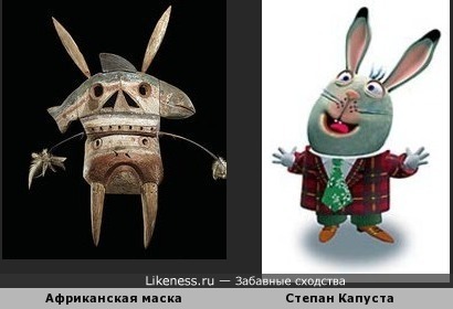Эскимосская маска и заяц