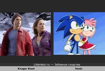 Кларк Кент похож на Sonic'а