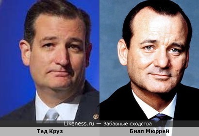 Тед Круз похож на Билла Мюррея