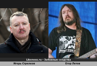 Игорь Стрелков похож на Егора Летова