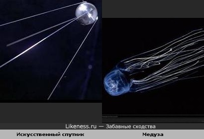 Спутник похож на медузу