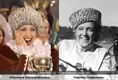 Участница Мисс Вселенная 1996 г. от России Ильмира Шамсутдинова похожа на Марину Ладынину