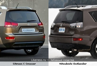 Citroen C Crosser vs Mitsubishi Outlander