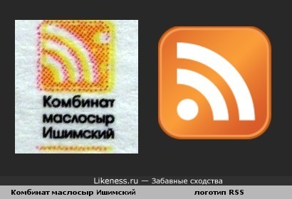 Логотип комбината маслосыр &quot;Ишимский&quot; похож на логотип RSS