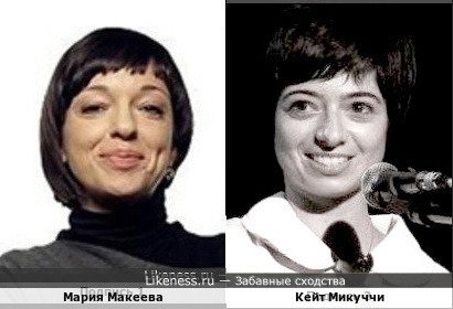 Мария Макеева и Кейт Микуччи
