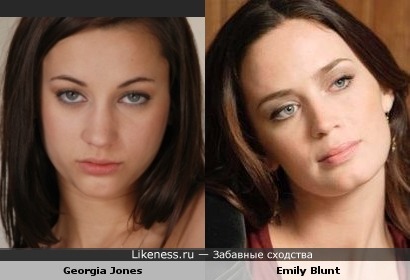 Эмили Блант похожа на Джорджию Джонс