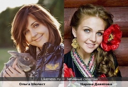 Ольга Шелест и Марина Девятова