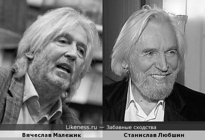 Вячеслав Малежик и Станислав Любшин