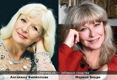 Ангелина Филиппова похожа на Марину Влади