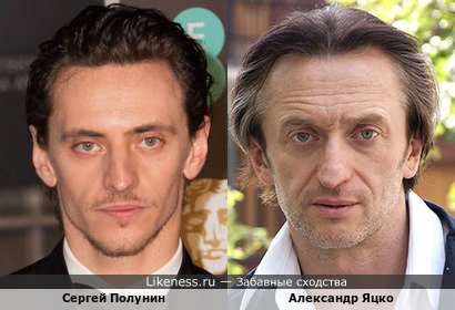 Сергей Полунин похож на Александра Яцко