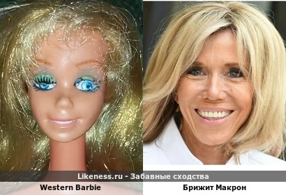 Western Barbie напоминает Брижит Макрон