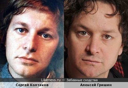 Алексей Гришин похож на Сергея Колтакова