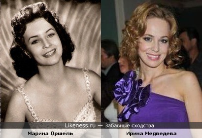 Актрисы Марина Оршель и Ирина Медведева