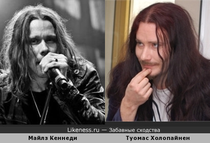 Вокалист Майлз Кеннеди и клавишник Туомас Холопайнен (Nightwish)