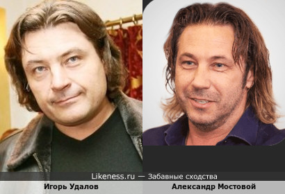Футболист Александр Мостовой и бизнесмен Игорь Удалов