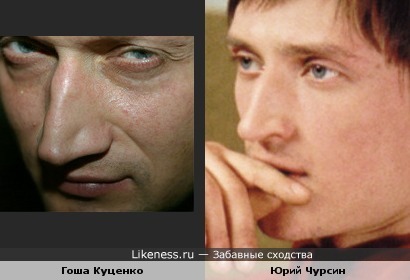 Гоша Куценко похож на Юрия Чурсина