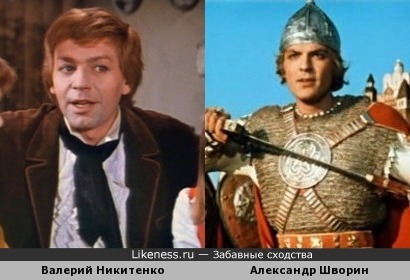 Актеры Валерий Никитенко и Александр Шворин