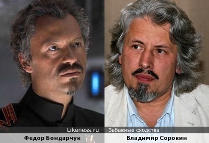 Федор Бондарчук в образе и Владимир Сорокин