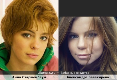 Анна Старшенбаум и Александра Балакирева