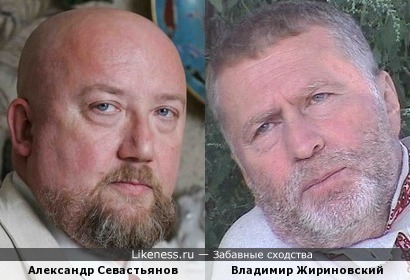 Публицист Александр Севастьянов и Владимир Жириновский