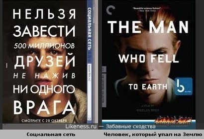 Схожести двух постеров фильмов