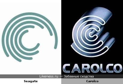 Логотип Seagate похож на логотип Carolco