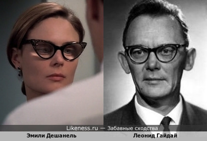 Оказывается, оправа очков &quot;кошачий глаз&quot; уже давно в моде: очки в сериале &quot;Кости&quot; и очки Леонида Гайдая