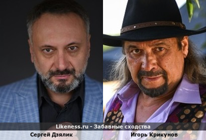 Сергей Дзялик похож на Игоря Крикунова