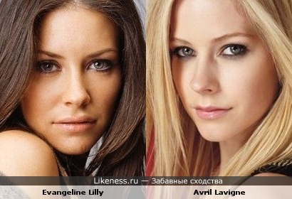 Evangeline Lilly &amp; Avril Lavigne