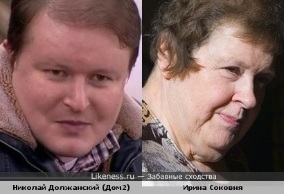 Николай Должанский и Ирина Соковня похожи.