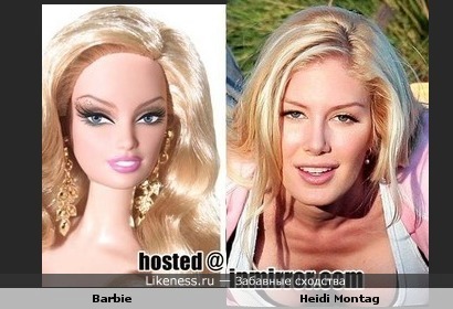 Barbie and Heidi Montag