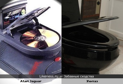 Приставка Atari Jaguar похожа на унитаз