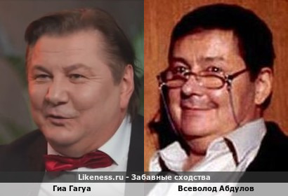 Гиа Гагуа похожа на Всеволода Абдулова