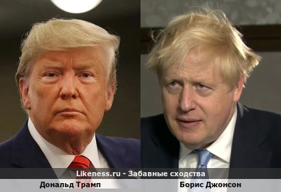 Дональд Трамп похож на Бориса Джонсона
