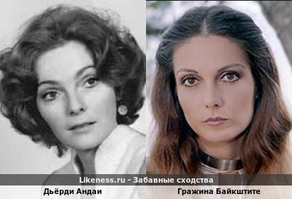 Дьёрди Андаи (кроме скул) похожа на Гражину Байкштите