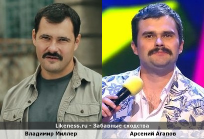 Владимир Миллер похож на Арсения Агапова