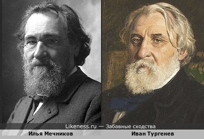 Илья Мечников похож на Ивана Тургенева